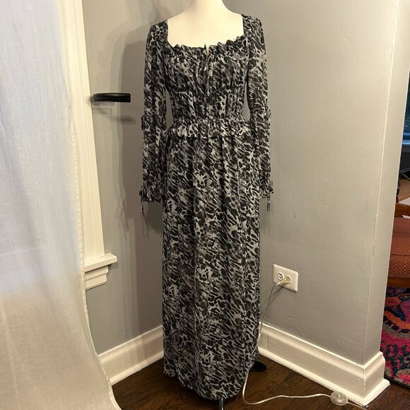 NWT ALLSAINTS Kimi Ambient Maxi Dress - Picture 6 of 14